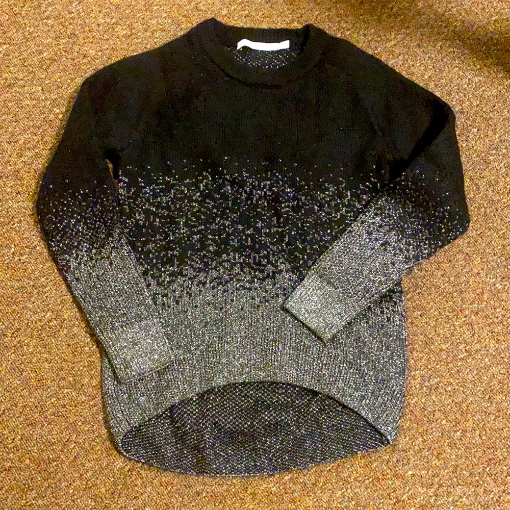 & Other Stories Black & Silver Sweater